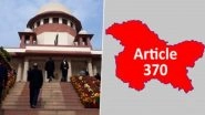 Article 370 Hearing: Statehood of Jammu and Kashmir Will Be Restored, Ladakh To Remain Union Territory, Modi Government Informs Supreme Court