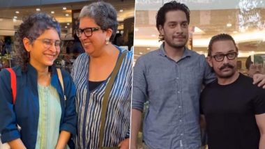 Aamir Khan Attends Book Launch Event With Ex-Wives Reena Dutta and Kiran Rao (Watch Video)