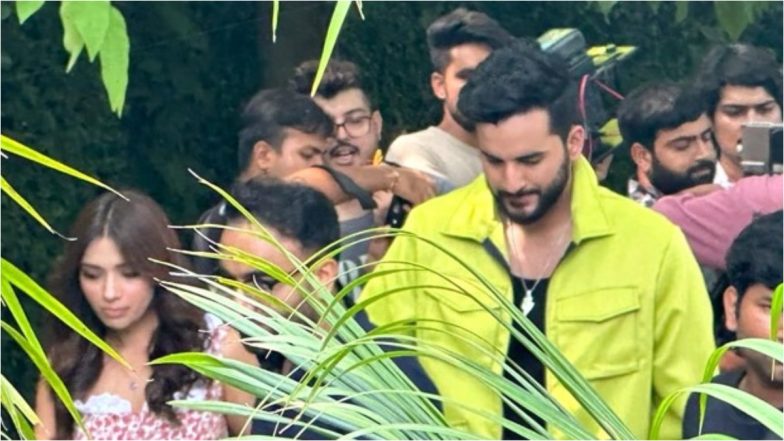 Bigg Boss OTT 2's Abhishek Malhan and Jiya Shankar Shoot For Their Music Video (View Viral Pics)