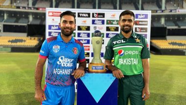 How to Watch PAK vs AFG 1st ODI 2023 Live Streaming Online? Get Free Telecast Details of Pakistan vs Afghanistan Cricket Match With Time in IST