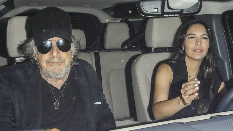 Al Pacino and Girlfriend Noor Alfallah Step Out for a Dinner Date in Santa Monica, USA (View Pics)