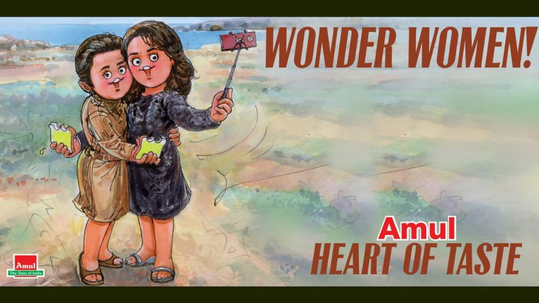 Heart of Stone: Amul Topical Gives a Shoutout to Alia Bhatt and Gal Gadot’s Hollywood Film With a Fun Artwork (View Pic)