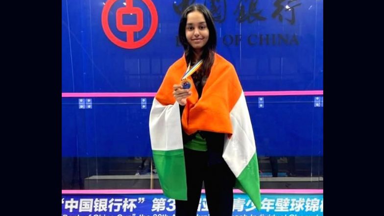 Anahat Singh Wins Gold Medal in U17 Category at Asian Squash Junior Individual Championships 2023; Indians Secure Four Podium Finishes