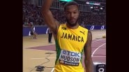 World Athletics Championships 2023: Jamaican Sprinter Andrew Hudson Overcomes Cart Crash, Competes in 200-Meter Semifinal With Blurry Vision