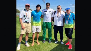 ‘Aap Bhi Achcha Karein, Hum Bhi Achcha Karein’ Pakistan’s Arshad Nadeem Wishes Neeraj Chopra Ahead of Men’s Javelin Throw Final at World Athletics Championships 2023