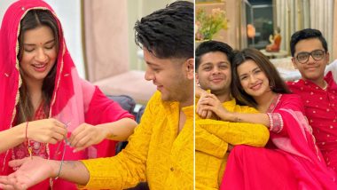 Raksha Bandhan 2023: Avneet Kaur Ties Rakhi to Her Brother, Shares Beautiful Family Pics on Insta!
