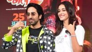 Dream Girl 2: Ayushmann Khurrana, Ananya Panday Look Uber Cool at the Trailer Launch (View Pic)