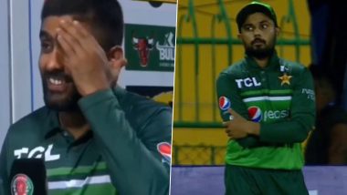 Babar Azam Apologises After Mistakenly Referring to Saud Shakeel As Debutant at Start of PAK vs AFG 3rd ODI 2023, Videos Viral