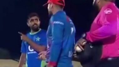 Babar Azam Reacts Angrily While Shaking Hands With Mohammad Nabi After PAK vs AFG 2nd ODI 2023, Videos Go Viral!