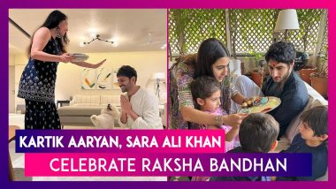 Raksha Bandhan 2023: Kartik Aaryan Celebrates With Sister & Pet Dog Katori; Sara Ali Khan Ties Rakhi To Ibrahim Ali Khan, Taimur & Jeh