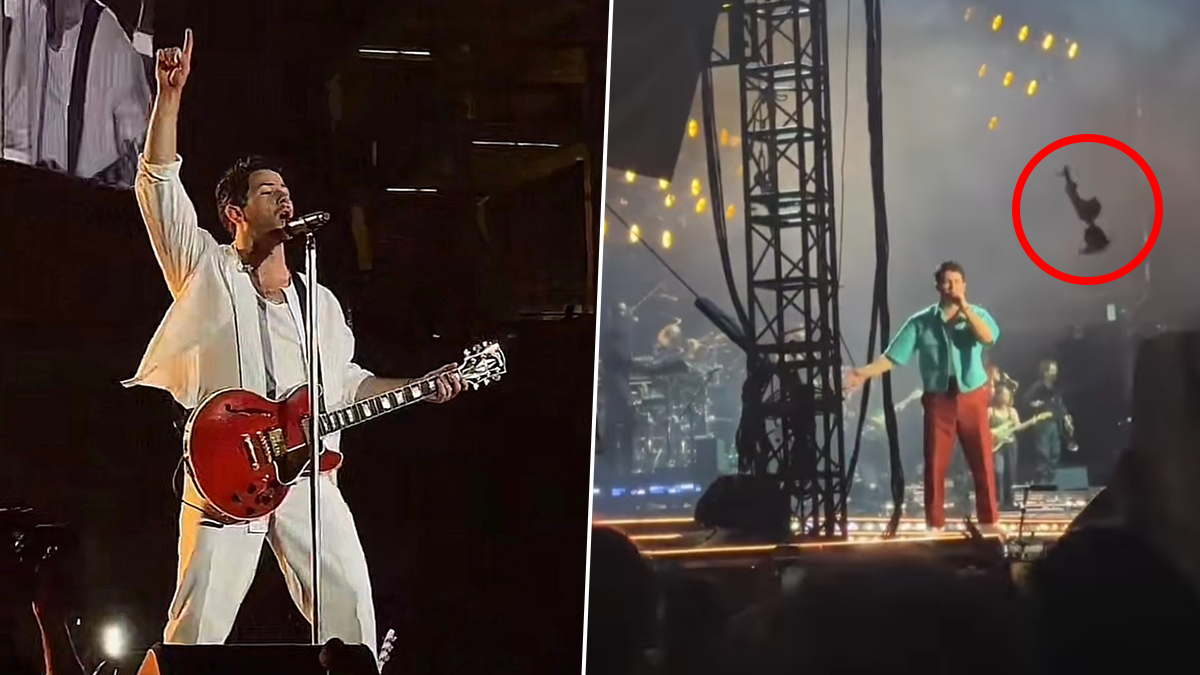 Fan Throws Bra At Nick Jonas During His Live Concert