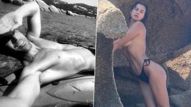 Irina Shayk Goes Topless As She Poses on Rocks, Supermodel Shares Shirtless Pic of Ex-Bradley Cooper From Their Vacation