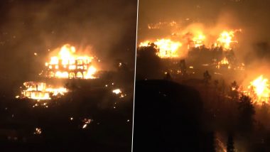 Canada Wildfire Video: Several Homes Reportedly Destroyed As Wildfires Get Out of Control Near Kelowna in British Columbia