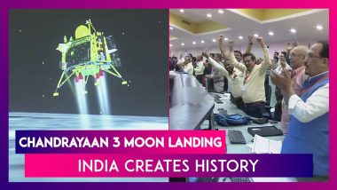 Chandrayaan 3 Moon Landing: India Creates History By Soft-Landing On Moon’s South Pole, PM Modi Congratulates ISRO Team