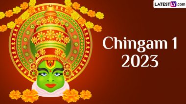 Chingam 1 2023 Images & HD Wallpapers for Free Download Online: Wish Happy Malayalam New Year With WhatsApp Messages, SMS and Greetings