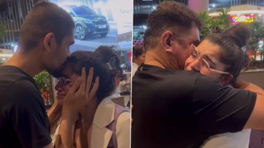 Chrisann Pereira Lands in Mumbai Months After Getting Embroiled in Sharjah Drug Case, Gets Emotional at Airport Seeing Her Family (Watch Video)