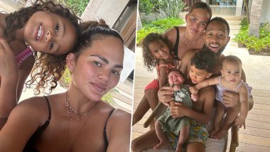 Chrissy Teigen Goes on Vacation With Her ‘Giant Family’, Shares Pics on Insta From Their Fun-Filled Holiday