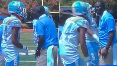 Mays High School Football Coach Caught on Camera Punching a Player in the Stomach During a Game, Video Goes Viral