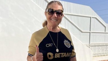 Cristiano Ronaldo's Mother Spotted Wearing Sporting Lisbon Jersey Made in Honour of Portuguese Star (See Pic)