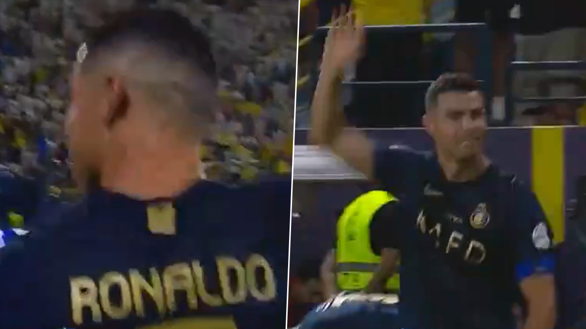 Cristiano Ronaldo Performs Traditional Saudi Arabian Dance While Celebrating His Goal During Al-Nassr's 4–0 Win Over Al-Shabab, Video Goes Viral | ⚽ LatestLY