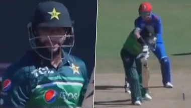 Crowd Chants ‘Farooqi Cheater’ to Taunt Afghanistan's Fazalhaq Farooqi During Pakistan vs Afghanistan 3rd ODI in Colombo, Video Goes Viral