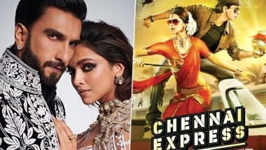 Chennai Express Clocks 10 Years: Deepika Padukone Recreates Her Iconic ‘Bakwaas Dictionary’ Dialogue with Hubby Ranveer Singh to Celebrate the Occasion (Watch Video)