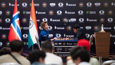 R Praggnanandhaa vs Magnus Carlsen Game 2 of FIDE Chess World Cup 2023 Final Ends in Draw, Winner to Be Decided Via Tie-Breaker