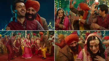 Gadar 2 Song 'Main Nikla Gaddi Leke': Sunny Deol and Ameesha Patel Romance Again in Rehashed Version of Their Iconic Number (Watch Video)