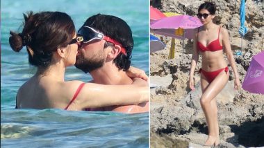 Gemma Chan Spotted Kissing Boyfriend Dominic Cooper During Spain Vacay; Eternals Star Looks Stunning in Red Bikini (View Pic)