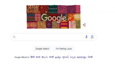 Google Doodle on Independence Day 2023: Search Giant Celebrates Textile Heritage of India on the 77th I-Day With Special Doodle