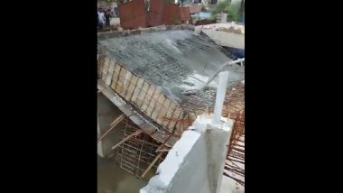 Gurugram Underpass Collapse Videos: One Labourer Dead, Two Injured After Under-Construction Underpass Collapses