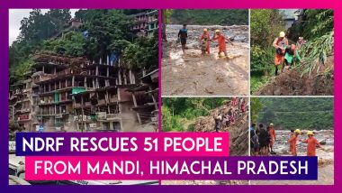 Himachal Pradesh: NDRF Rescues 51 People Stranded At Cloudburst Incident Sites In Mandi