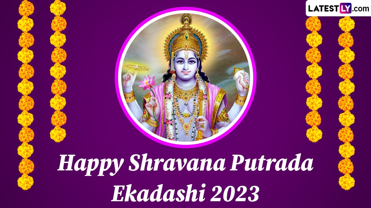 Festivals & Events News Happy Shravana Putrada Ekadashi 2023 Images