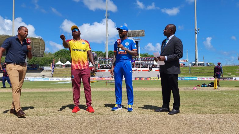 India Beat West Indies by Seven Wickets | IND vs WI Highlights of 3rd T20I 2023: Suryakumar Yadav, Kuldeep Yadav Inspire Men in Blue to Victory in Guyana