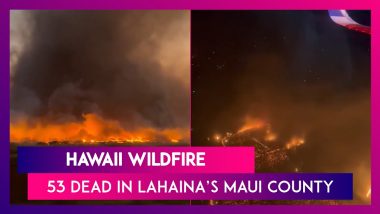 Hawaii Wildfire: 53 People Dead In Lahaina’s Maui County As US State Burns