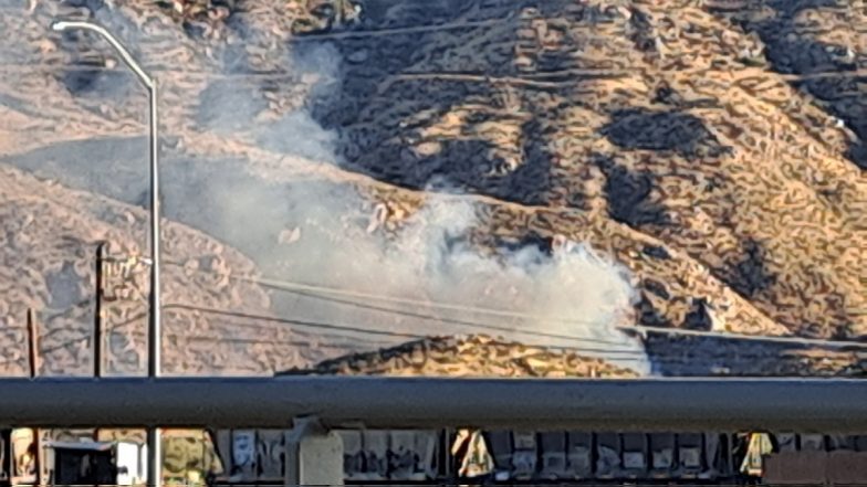 Helicopter Crash in US Video: Firefighting Chopper Crashes Near Cabazon After Mid-Air Collision With Another Helicopter, Three Killed