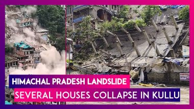 Himachal Pradesh: Several Houses Collapse As Massive Landslide Hits Anni Town In Kullu District