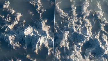 Himalayas From Space Photos: Sultan Al Neyadi, UAE Astronaut Shares Stunning View of Snow-Clad Himalayas Captured From Space (See Pics)