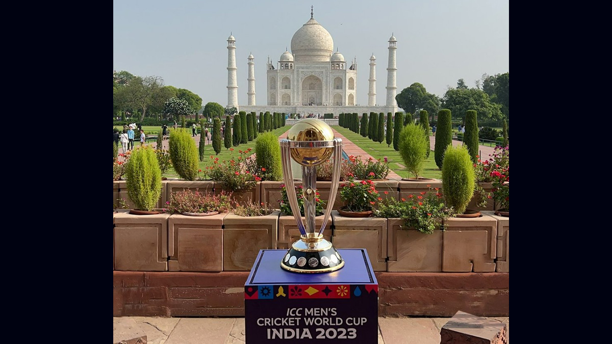ICC World Cup Trophy Tour Kicks-Off In Style! Iconic Silverware Launched in  Space