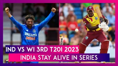 IND vs WI 3rd T20I 2023: India Stay Alive in Five-Match Series
