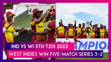 IND vs WI 5th T20I 2023: West Indies Clinch Series 3-2 With Eight-Wicket Victory