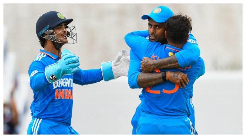 India Win Third ODI By 200 Runs, Clinch Three Match Series 2-1 Against West Indies