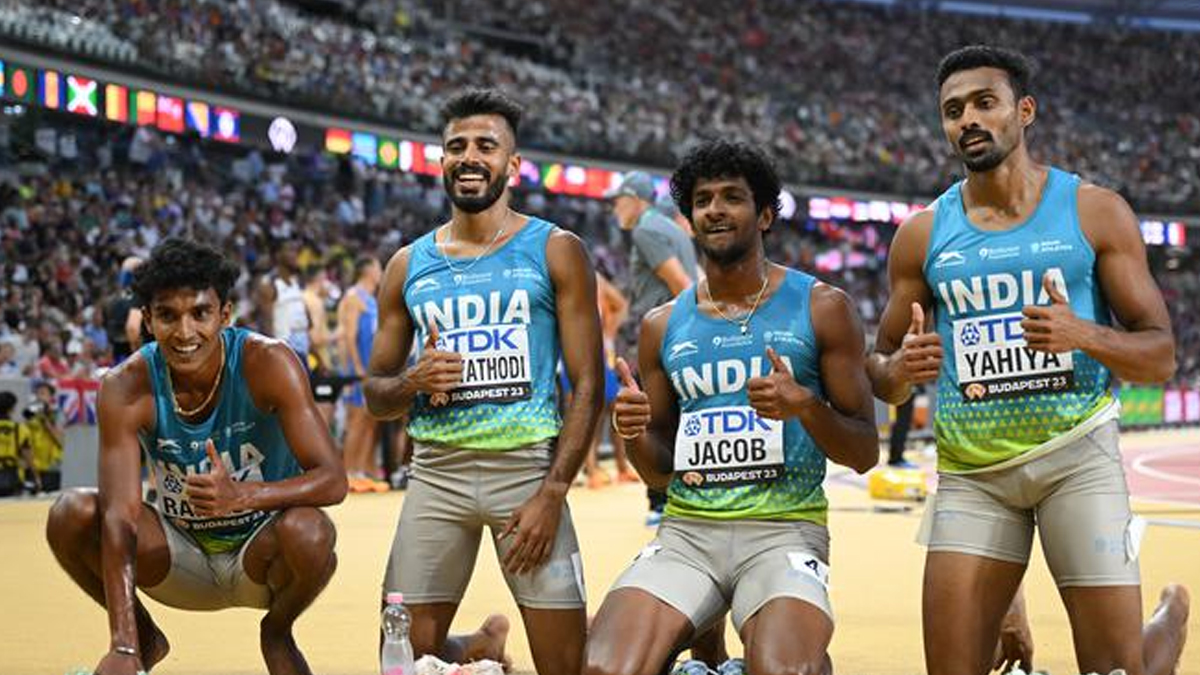 Agency News Indian Men's 4x400m Relay Quartet Confident of Clinching