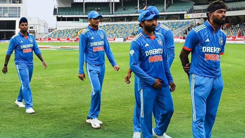 How to Watch IND vs WI 3rd ODI 2023 Live Streaming Online in India? Get Live Telecast Channel Details of India vs West Indies Cricket Match Score Updates on TV