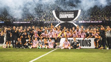 Inter Miami To Celebrate Historic Leagues Cup 2023 Title With Fans at DRV PNK Stadium Ahead of MLS Match Against Nashville SC