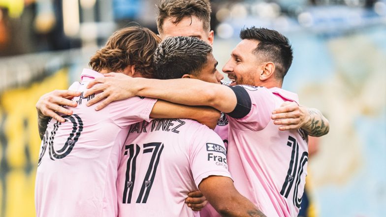 Lionel Messi Continues Scoring Streak As Inter Miami Beat Philadelphia Union 4–1, Storm Into Leagues Cup 2023 Final (Watch Goal Video Highlights)