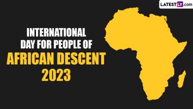 International Day for People of African Descent 2023 Date: Know History and Significance of the Global Event