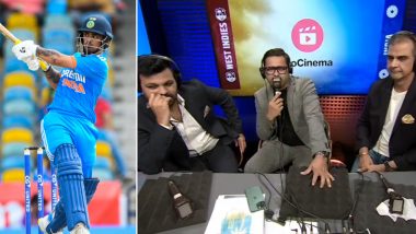 Ishan Kishan’s Co-Incidental Response to Aakash Chopra’s ‘You’re Not Dhoni’ Comment During IND vs WI ODI Series 2023 Goes Viral (Watch Video)