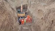 Punjab: Worker Continues To Remain Stuck in 70-Feet-Deep Pit in Jalandhar After Over 35 Hours; Rescue Operation Underway (Watch Video)