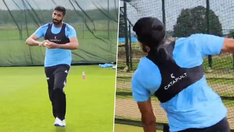 Jasprit Bumrah Is Back! Indian Captain for T20Is Against Ireland Practices in Nets Ahead of Series Opener